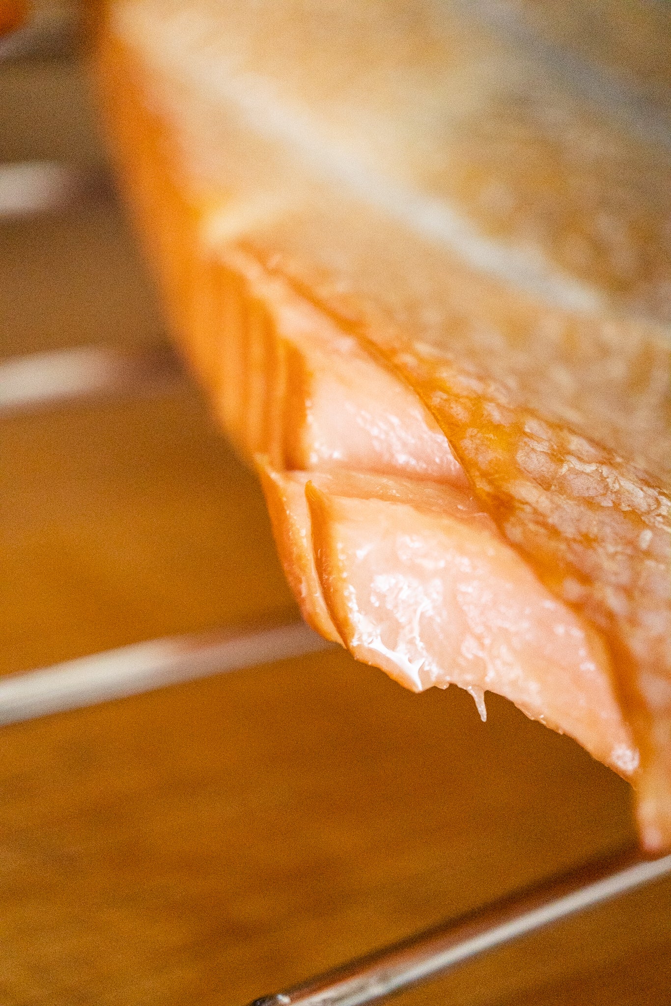 Smoked salmon juicy, smokey and delicious