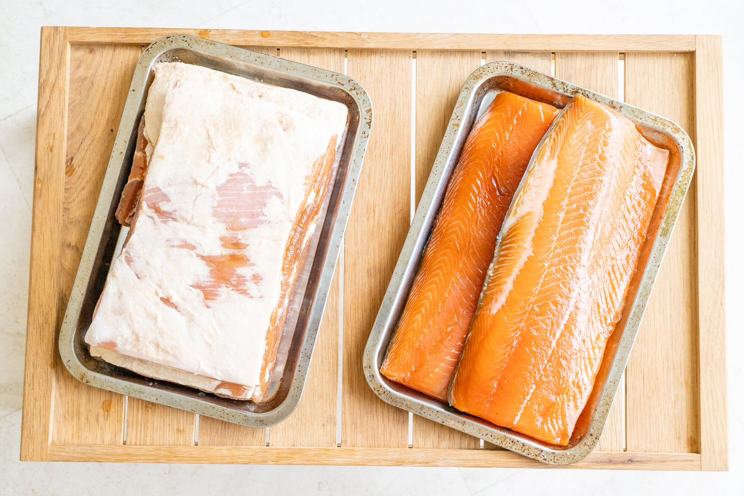 Best Hot Smoked Salmon and Bacon in Singapore before it's done!